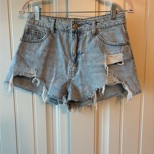 REWASH Distressed Denim Women Shorts size 5/27